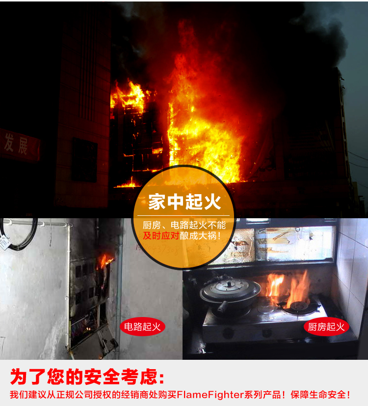 
                                        汽车灭火器 车载灭火器 家用车用干粉灭火器 汽车安全用品 大火苗-黑色单瓶520g                