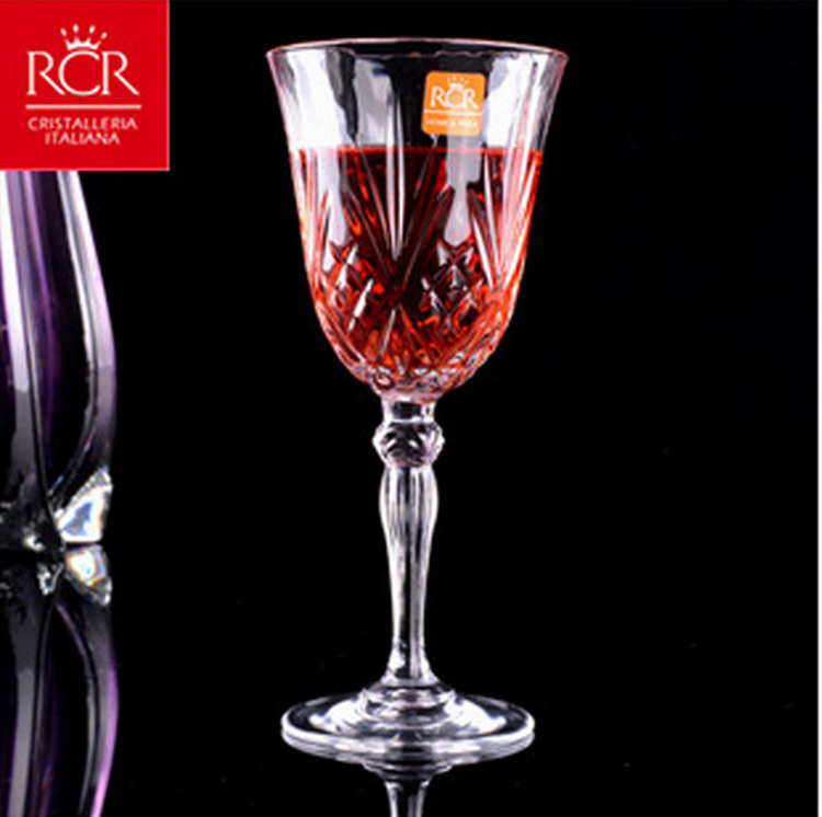 RCR 270ml礼盒旋律无铅水晶高脚红酒杯（六个装）R238490
