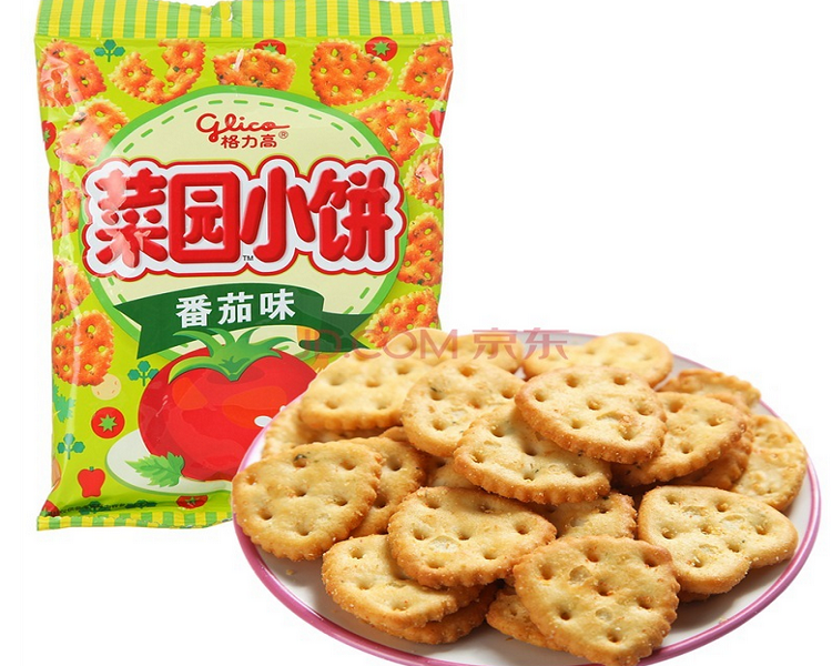 格力高 菜园小饼番茄味80g