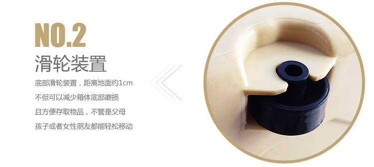 
                                        
                                        禧天龙Citylong 60L大号卡其色收纳箱带滑轮环保塑料储物箱家用整理箱3个装 6063                
