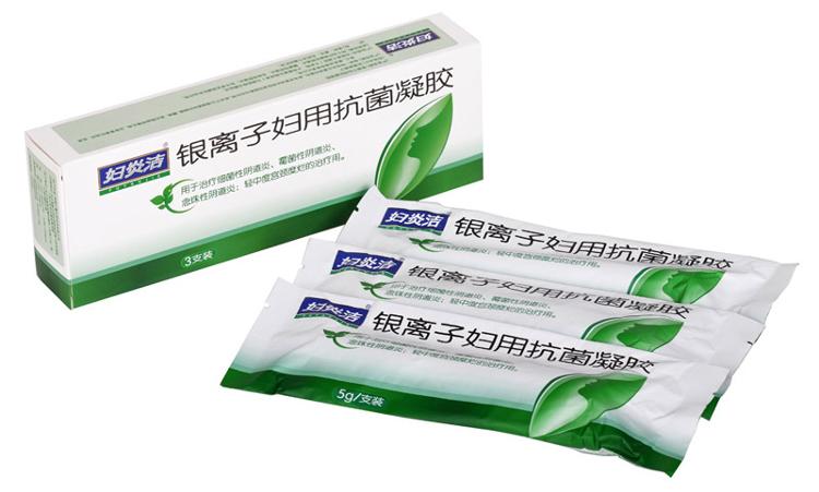 
                                        
                                                                                妇炎洁 银离子妇用抗菌凝胶一盒3支装 女性妇科私处护理                