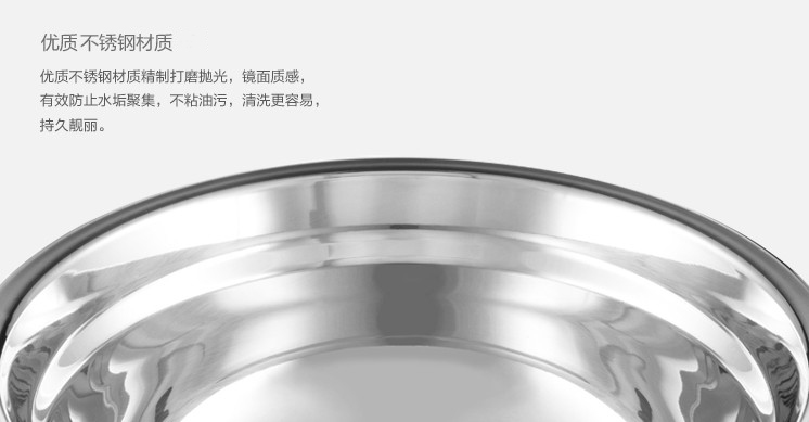 华格莱（HUAGELAI）汤盆 加厚汤盆四件套（18cm、20cm、22cm、24cm）