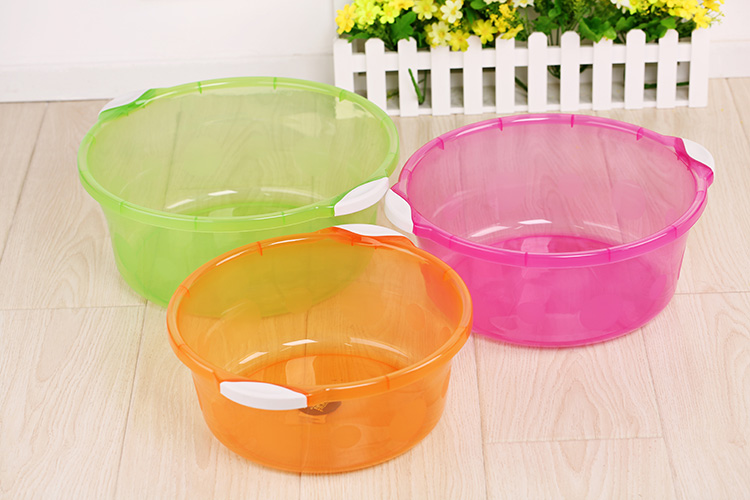 美丽雅 双耳盆脸盆3个入组合装(33cm 36cm 39cm) hc060333