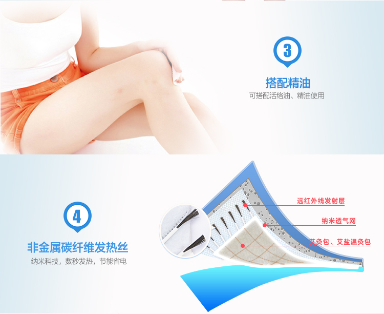 
                                        
                                        敷轻松电热护膝 艾灸热敷包膝盖理疗仪 电加热护膝保暖 热敷老寒腿护膝盖家用秋冬水晶蓝                