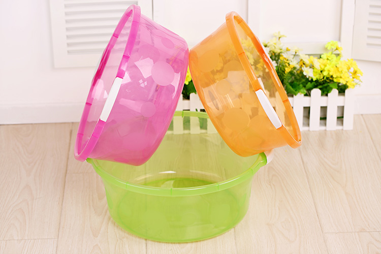 美丽雅 双耳盆脸盆3个入组合装(33cm 36cm 39cm) hc060333