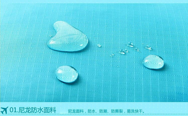 
                                        
                                                                                青苇 防水旅行收纳 行李箱整理袋 6件套 蓝色                