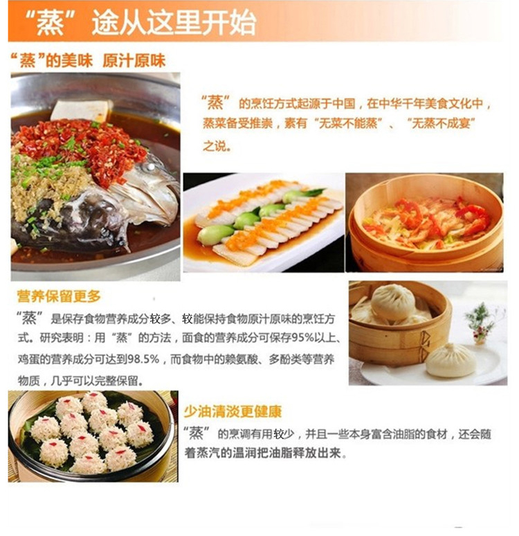 华格莱（HUAGELAI）蒸锅 华格莱30cm双篦复底