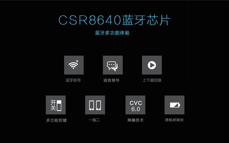 Masentek D8动吧 无线运动立体声音乐蓝牙耳机 通用型 入耳式 魅力湖蓝