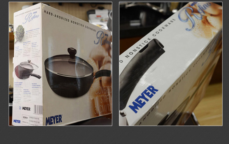 美亚（MEYER）30cm炒锅睿智内外矿物不粘锅玻璃盖单柄电磁炉通用82951