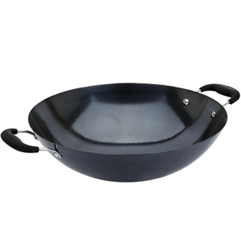 美厨（maxcook）精铁炒锅36cm 丽晶系列 MCB-36（可用电磁炉 无涂层 可用铁铲）