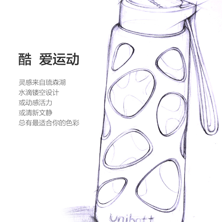 
                                        
                                        优道(Unibott)水杯塑料杯美国进口Tritan材质运动便携防漏户外男女学生茶杯 SA726A 琉森蓝 750ml                