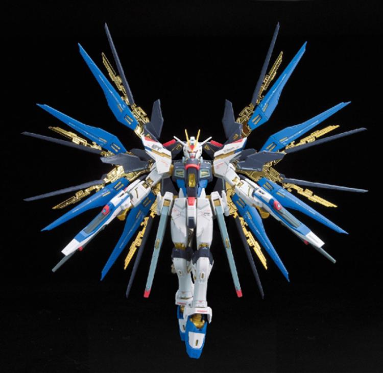 万代(bandai)高达gundam拼插拼装模型玩具rg版14强袭自由敢达0185139