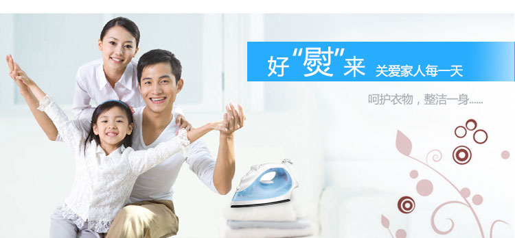 奔腾（POVOS)电熨斗 PW503 家用蒸汽电熨斗无极档位不黏底板