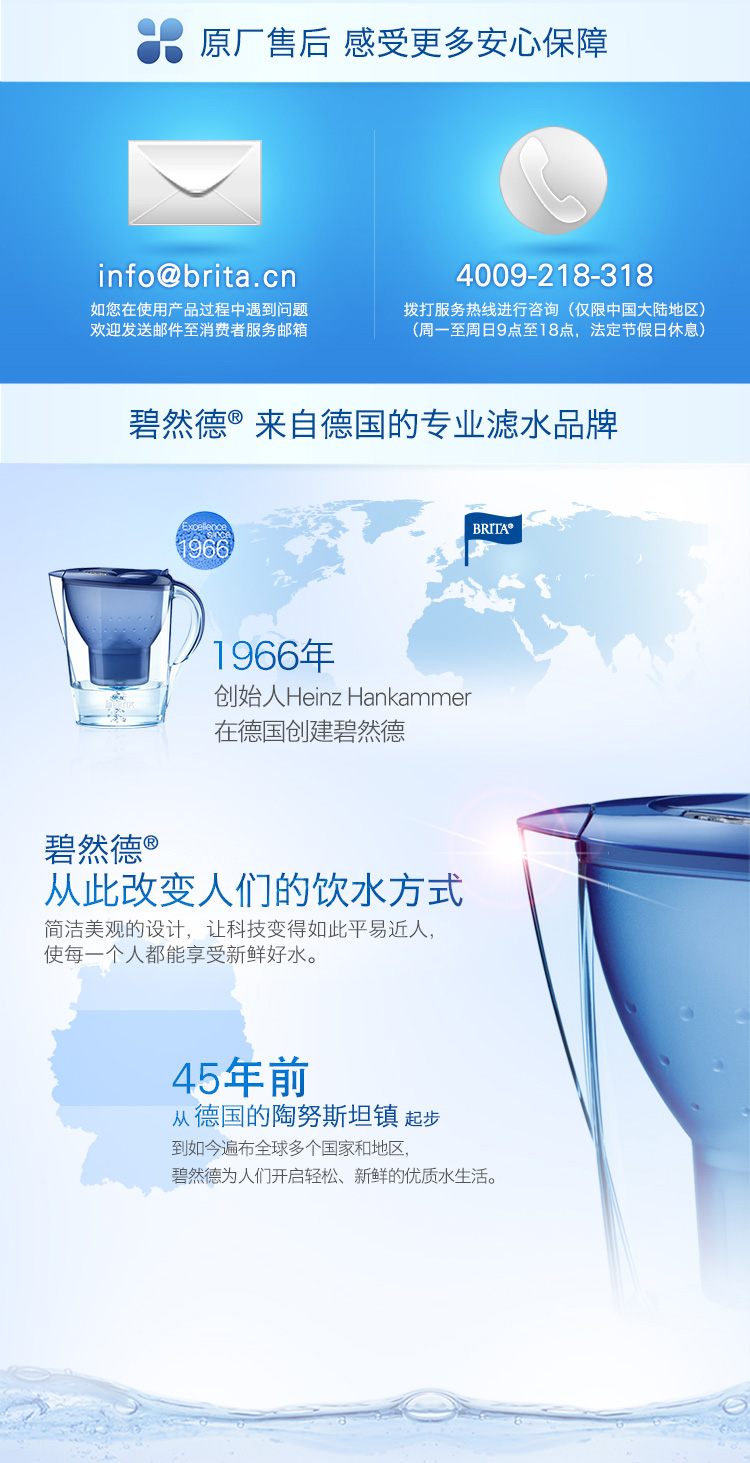 
                                        
                                                                                碧然德（BRITA） 家用滤水壶 净水壶滤芯 Maxtra 多效滤芯 3枚装                