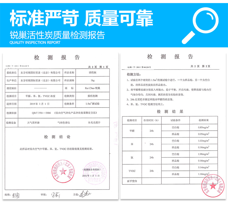 
                                        
                                        锐巢 除甲醛净化王活性炭包6200g 新房装修去甲醛清除剂汽车家用净化除味竹炭包碳包                