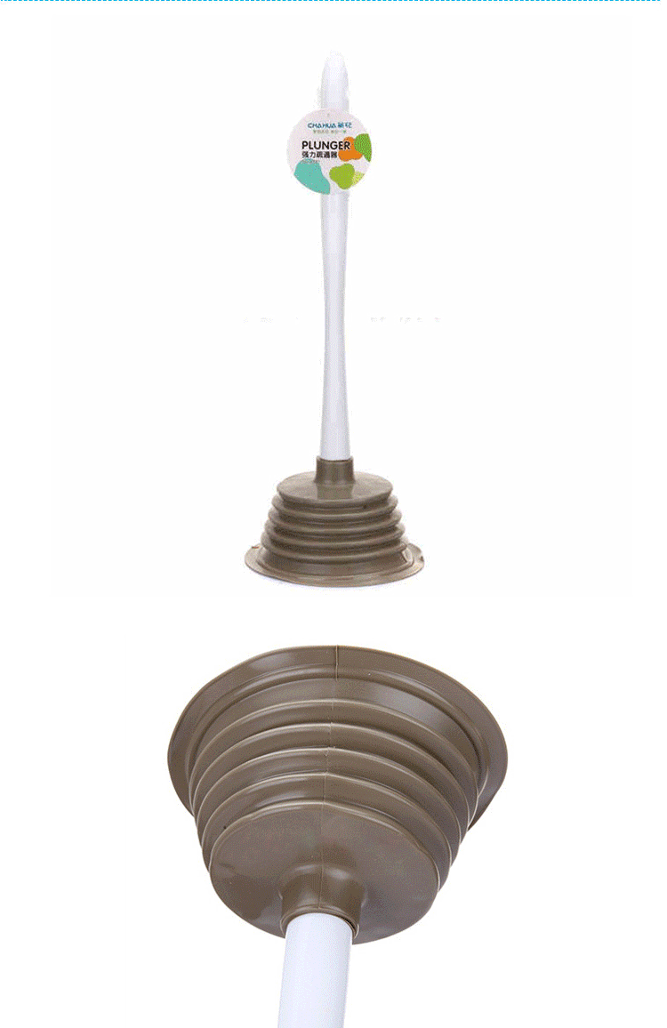 
                                        
                                                                                茶花 马桶疏通器 通马桶 移动马桶吸皮搋子 1只装                