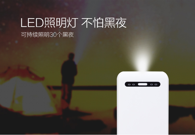 
                                        纽曼（Newmine）A100 双USB输出 便携 移动电源/充电宝 10000mAh 素雅版 手机平板通用                
