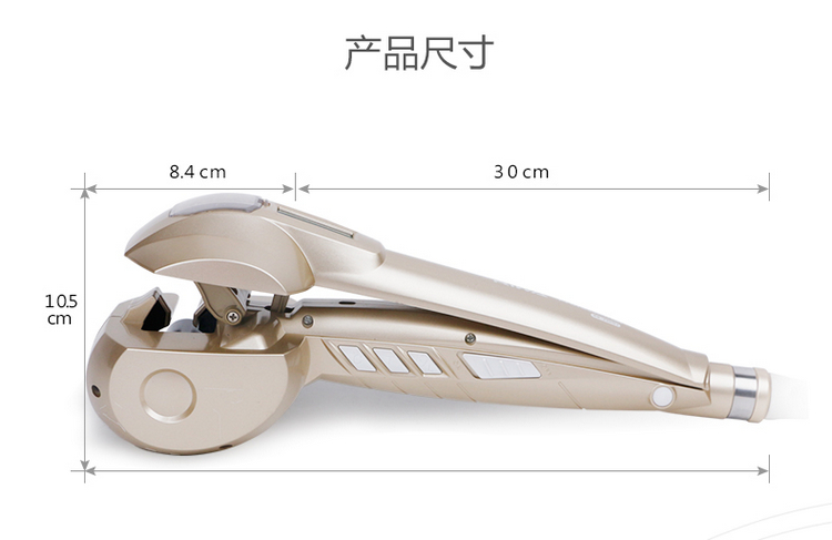 
                                        雷瓦（RIWA） 卷发棒 液晶温控自动卷发器 负离子蒸汽双重护发 RB-200GJ                