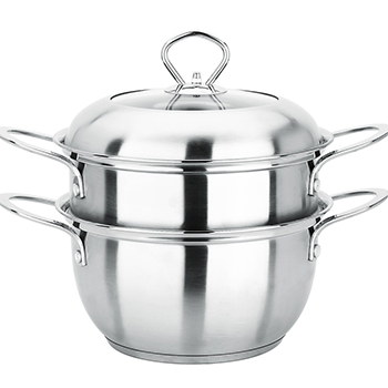 
                                        
                                        美厨（maxcook）二层蒸锅 不锈钢加厚复底20cm 聚福系列MCGJ-JF020 蒸煮两用 可叠放                