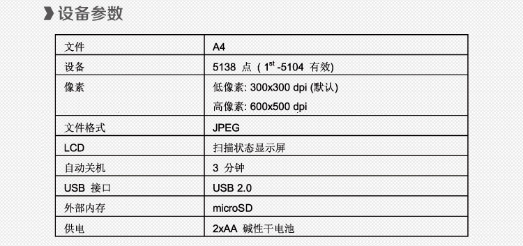 
                                                            方正（Founder）Z6扫描仪A4彩色手持便携式书刊扫描笔                