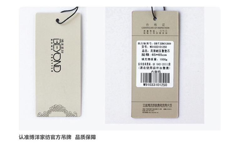 
                                        
                                                            博洋家纺（BEYOND） 床品家纺 高弹耐压靠垫芯 65*65cm                