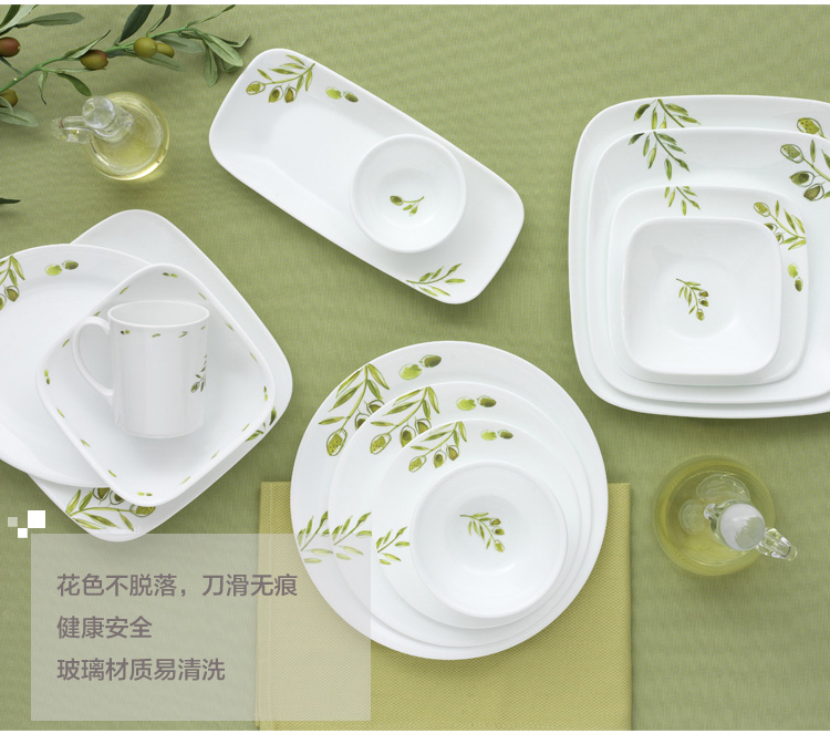 康宁CORELLE 12头樱花系列玻璃餐具套装12-SR/CN