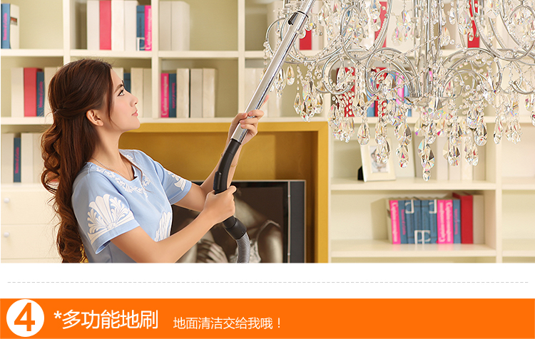海尔（Haier）吸尘器 ZW1401A 无耗材迷你旋风 家用