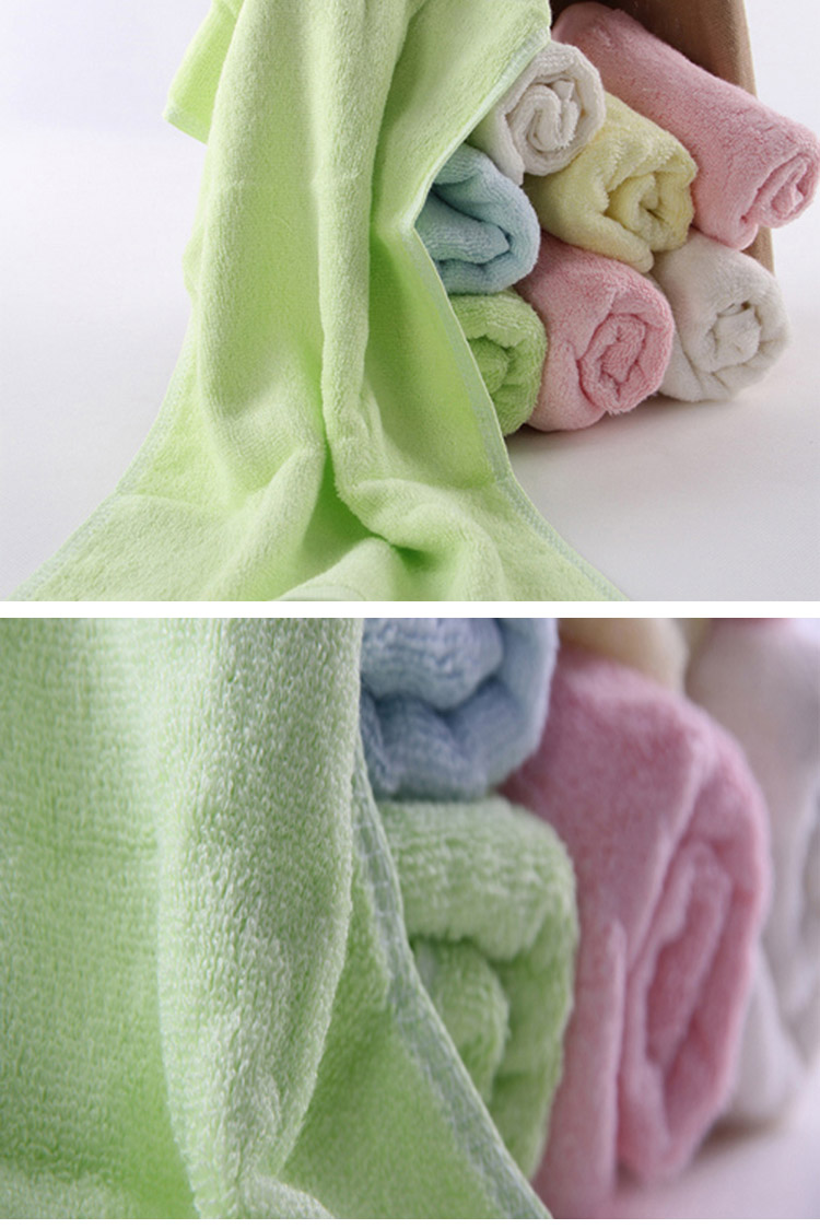 安歌吉姆全竹纤维(宝宝 妈妈用) 大毛巾绿色单条装