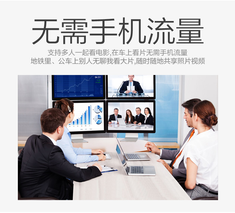 忆捷（EAGET）A50 wifi读卡器 安卓 苹果手机 平板无线扩容盘时尚蓝色