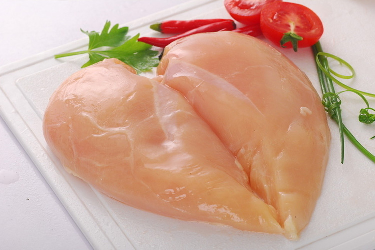 正大食品 (cp) 单冻去皮鸡胸肉 500g/袋 精包装