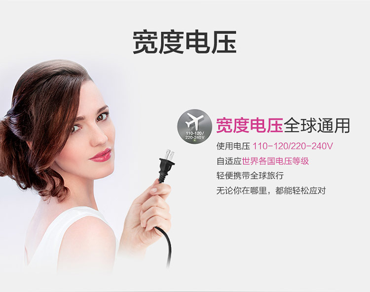 
                                        
                                                                                博朗（BRAUN）电吹风机家用快速干发折叠便携式HD350                