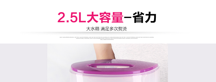 
                                        海尔（Haier）挂烫机 2.5L 双杆6档 蒸汽挂式 家用手持HGS-2164                
