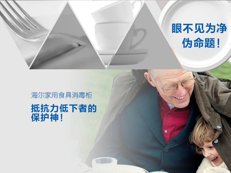 
                                                            海尔（Haier）二星级 消毒柜 家用 碗柜 嵌入式 光波巴氏消毒 厨房碗筷餐具消毒 ZQD90F-12LCS                