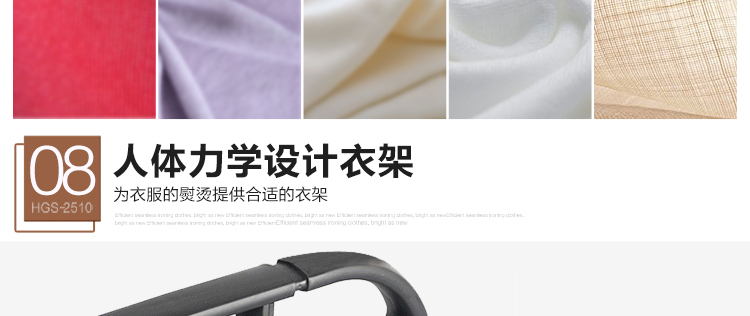 海尔（Haier）挂烫机 HGS-2510单杆香槟金蒸汽挂烫机10档2.5L