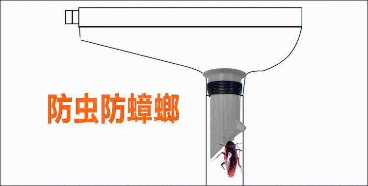 潜水艇（Submarine）直排蹲坑防臭器 蹲便器防臭 大便...-京东