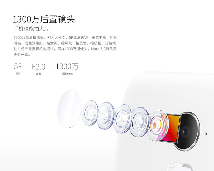 【套装版】大神Note3（8676-M01） 魔力白 移动4G 双卡双待