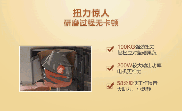 
                                        
                                                                                飞利浦（PHILIPS）原汁机 家用低速型可做果汁可榨汁可做纯果冰激凌慢汁机 HR1884/00                