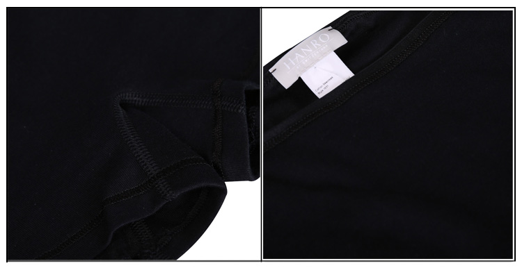 hanro 女士无痕系列黑色棉质平角内裤 1631 0019 s