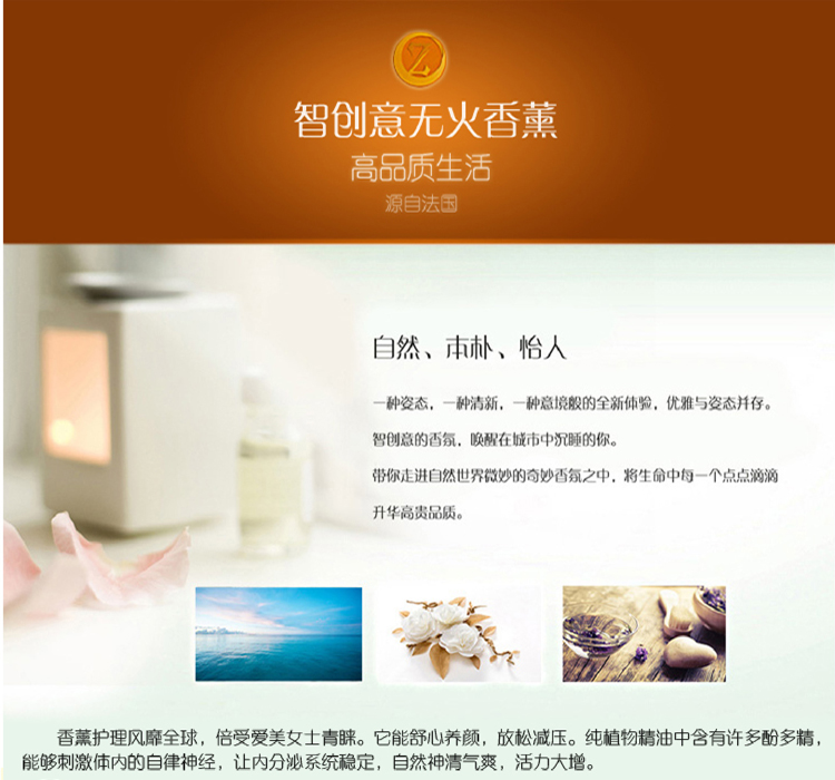 
                                        
                                        【京东超市】智创意 及时雨香薰（蓝色海洋）LXJ-202 法国香料 食品级酒精 去离子水                
