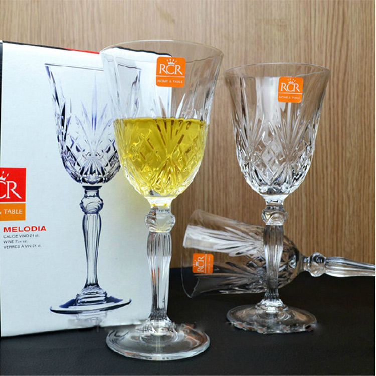 RCR 270ml礼盒旋律无铅水晶高脚红酒杯（六个装）R238490