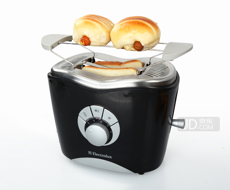 伊莱克斯（Electrolux） 多士炉 烤面包机 ETS3000 带防尘盖 黑色 