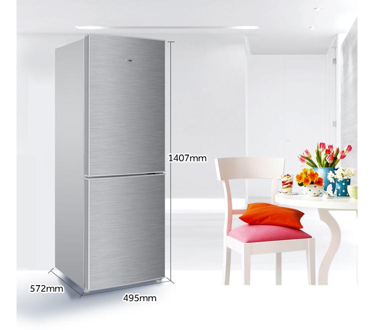 
                                                            海尔（Haier）160升 小型两门冰箱双门冷冻速度快经济实用节能环保BCD-160TMPQ                