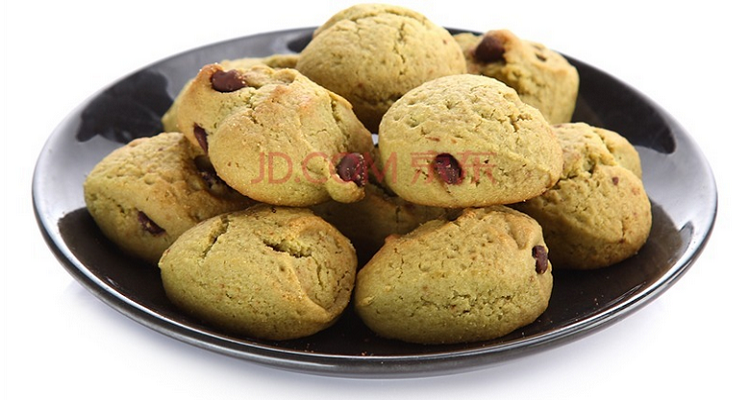 格力高 巧心柔抹茶味热加工糕点 80g