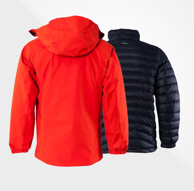 one way男士三合一软壳冲锋衣保暖防风防水速干9514430330 蓝色 l码