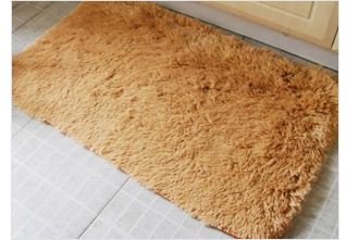 富居(FOOJO)长绒门垫玄关防滑脚垫地垫40*60cm驼色