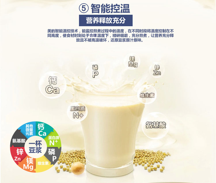 
                                        美的（Midea）豆浆机家用全自动双层不锈钢多功能X12Q22                
