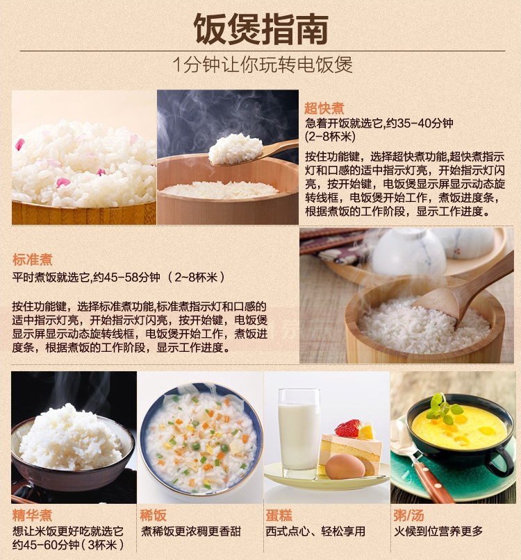 
                                        
                                                            九阳（Joyoung）电饭煲5L电饭锅智能预约JYF-50FS69                
