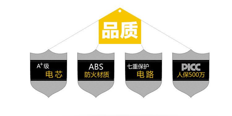 爱国者（aigo）10000毫安 A110S 双USB输出 便携 移动电源/充电宝 白色