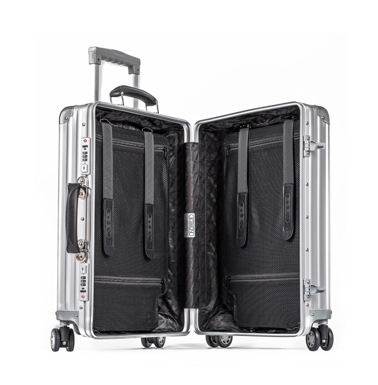 eben拉杆箱铝镁合金经典复古20寸男女登机箱万向轮旅行箱商务行李箱