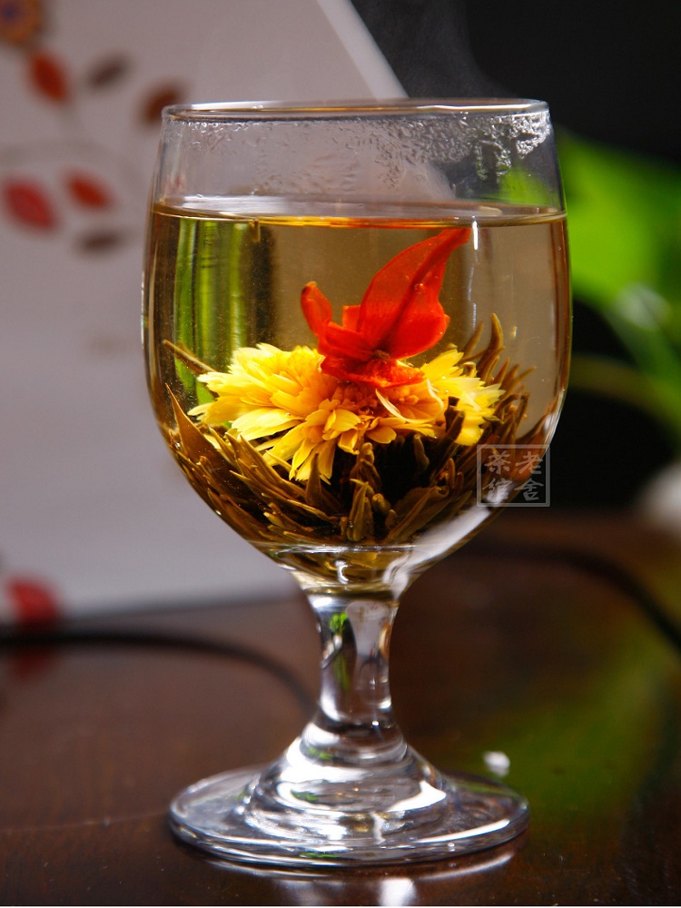 老舍茶馆 茶叶 造型花茶 5g*6粒礼盒装30g